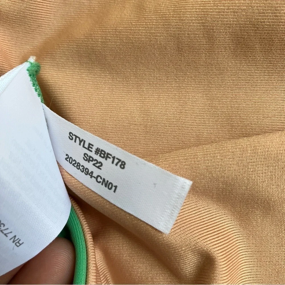 NWOT J. Crew High-rise Bikini Bottom Green Style BF178 Minimalist Sz S